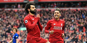 萨拉赫的庆祝动作