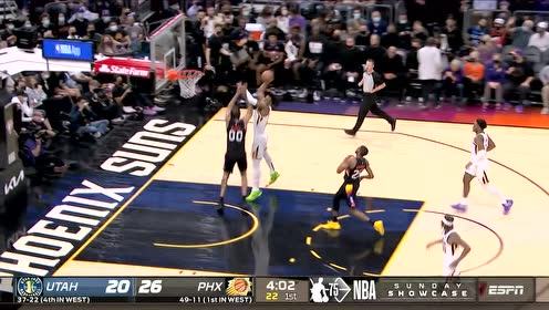 2022年2月28日NBA常规赛爵士vs太阳比赛录像 回放集锦