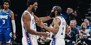 哈登达成2550记三分里程碑