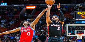 3月6日NBA常规赛76人VS热火 76人5连胜结束