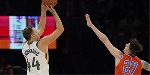 3月7日NBA常规赛爵士VS雷霆战报  雷霆遭遇2连败