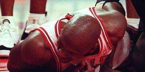 乔丹受的最重的伤