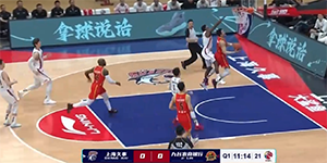 2022年3月10日CBA常规赛第33轮上海vs吉林比赛录像 回放集锦