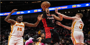 3月15日NBA常规赛开拓者vs老鹰战报 老鹰取得3连胜