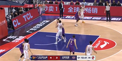 2022年3月15日CBA常规赛第35轮广东vs北控比赛录像 回放集锦