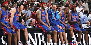 活塞五虎为什么只拿了一个总冠军