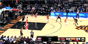 2022年3月23日NBA常规赛老鹰VS尼克斯比赛回放 回放集锦