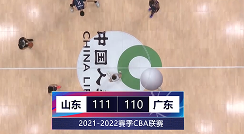 3月22日CBA第38轮山东高速vs广东东莞大益比赛战报 吉伦沃特24+12
