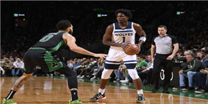 3月28日NBA常规赛森林狼vs凯尔特人战报 凯尔特人队取得6连胜