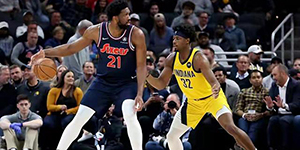 恩比德场均得分达到30.4 登顶得分榜