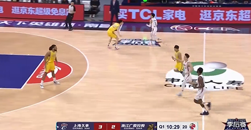 2022年4月17日CBA季后赛半决赛上海vs广厦比赛录像 回放集锦