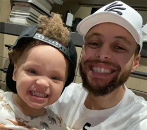 库里儿子和女儿图片