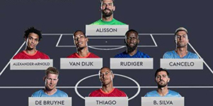 2022英超最佳阵容一览