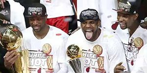 热火三巨头拿了几个冠军