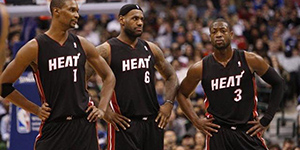 热火三巨头刚组建几胜