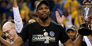 杜兰特几个总冠军戒指