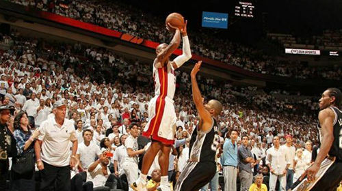 雷阿伦总决赛绝杀马刺视频