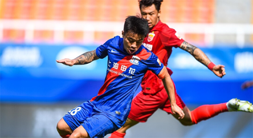 中超：6月29日上海海港1比1战平上海申花 上海德比握手言和