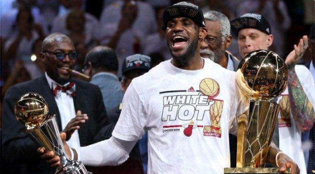 詹姆斯几次总冠军