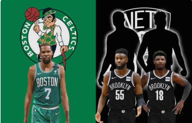 曝绿军7换1杜兰特，篮网官宣报价