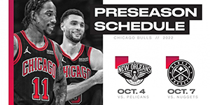 2023NBA公牛季前赛赛程一览