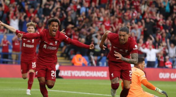 2022年英格兰社区盾杯利物浦3-1曼城全场回放 视频集锦一览