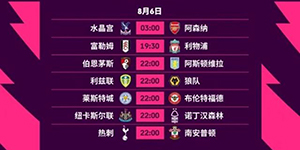 2022/2023赛季英超水晶宫赛程