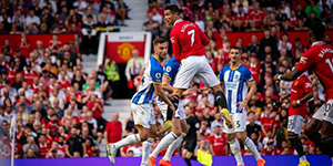 英超第一轮：曼联1比2布莱顿比赛回放