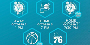 2022/2023NBA黄蜂季前赛赛程