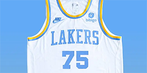 2022/2023NBA湖人球衣什么样