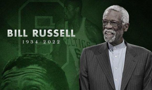 致敬比尔·拉塞尔 NBA将全联盟退役6号球衣