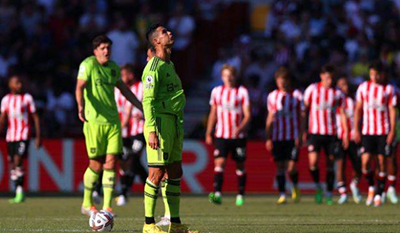 英超第2轮：布伦特福德4-0曼联全场回放 视频集锦地址一览