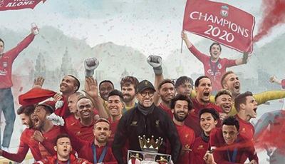 英超2019/2020积分榜