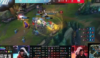 LPL夏季赛季后赛：OMG2-3FPX FPX惊险晋级Care阿卡丽四杀送OMG回家
