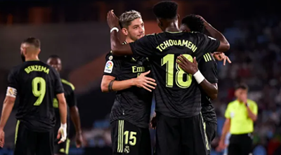 西甲第2轮：塞尔塔1-4皇家马德里全场回放 视频集锦地址一览