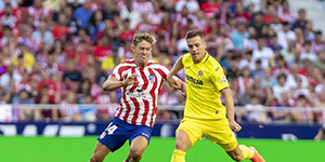 西甲第2轮：马德里竞技0:2比利亚雷亚尔全场回放 视频集锦地址一览