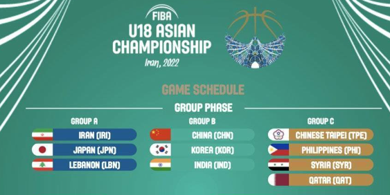 U18男篮亚锦赛赛程