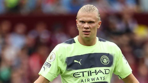 英超第6轮：阿斯顿维拉1-1曼城 德布劳内助攻哈兰德破门