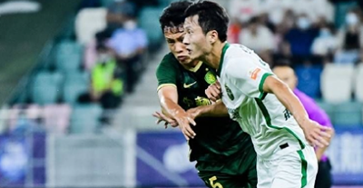 中超第16轮：北京国安2-2浙江队 张玉宁双响弗兰克马修斯建功