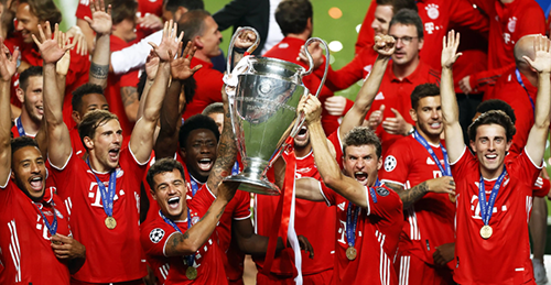 拜仁慕尼黑欧冠冠军次数