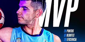 阿根廷男篮夺得2022男篮美锦赛冠军 加布里埃尔戴克获得mvp