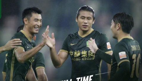 中超18轮：北京国安3-1河北队 张玉宁破门