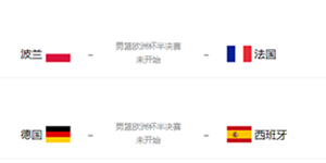 2022男篮欧洲杯半决赛赛程