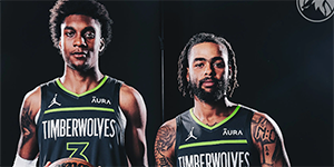 2022/2023NBA森林狼主题版球衣什么样