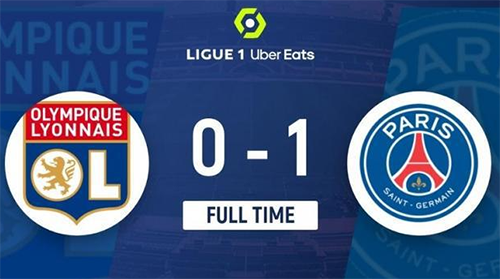 法甲第8轮：里昂0-1巴黎圣日耳曼 内马尔助梅西一剑封喉