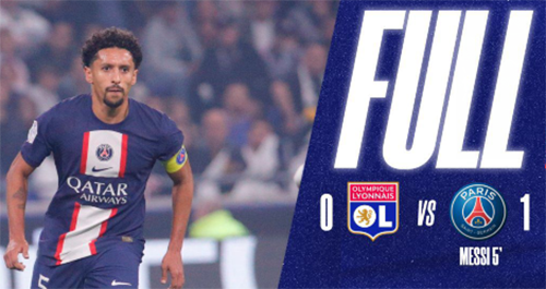 法甲第8轮：里昂0-1巴黎圣日耳曼全场回放 视频集锦地址一览