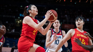 世界杯首败:中国女篮不敌美国女篮