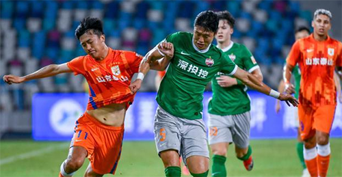 中超17轮补赛：深圳队0-4山东泰山 郝伟点赞泰山队表现