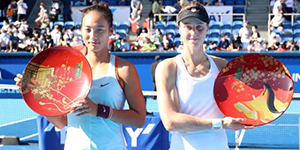 郑钦文获2022WTA500东京站亚军