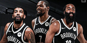 篮网三大巨头合体一共打了几场比赛